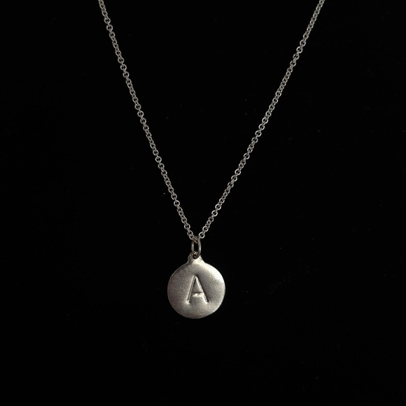 Jewelry - Sterling silver “A” initial necklace